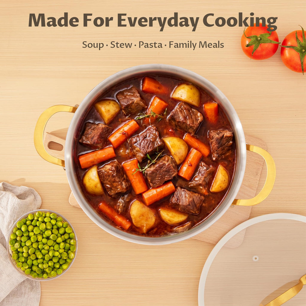 12 Quart Stainless Steel Stock Pot W87414