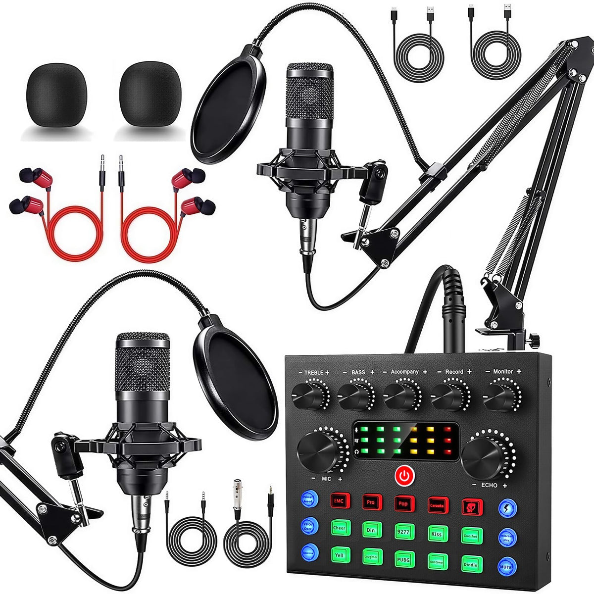 Podcast Equipment Bundle with Voice Changer L8810