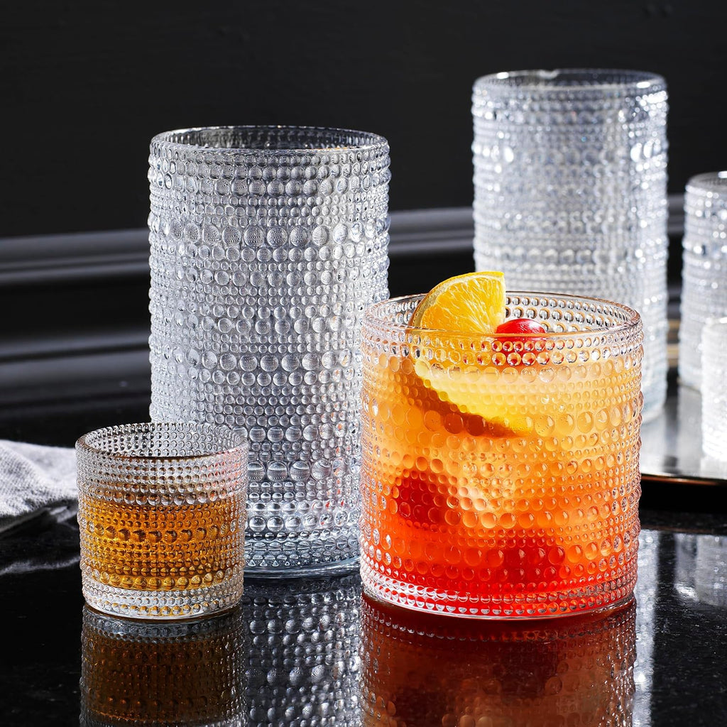 2 Gallon Clear Glass Beverage Dispenser with Stainless Steel Spigot F222