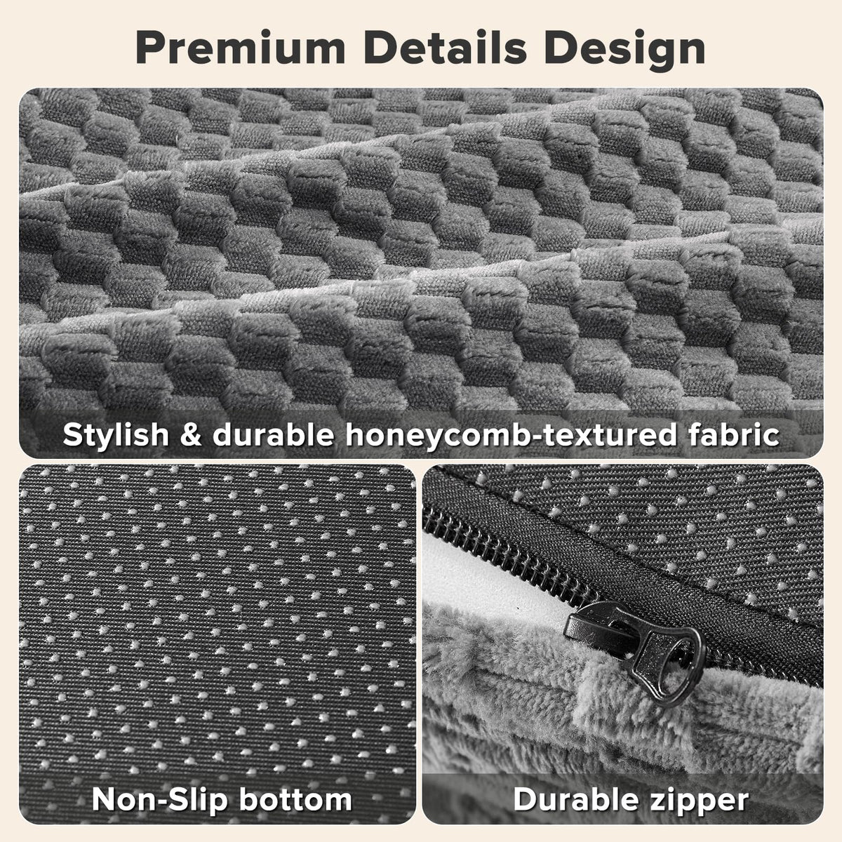 XL Washable Waterproof Orthopedic Dog Bed with Removable Cover S870