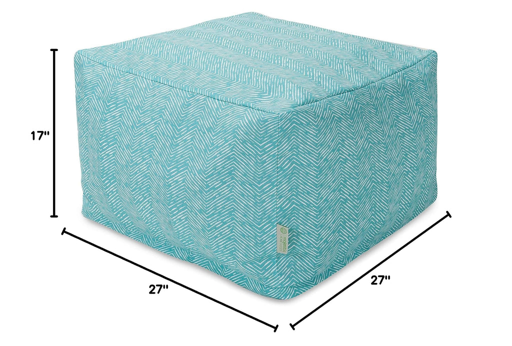 Teal Large Ottoman Q787