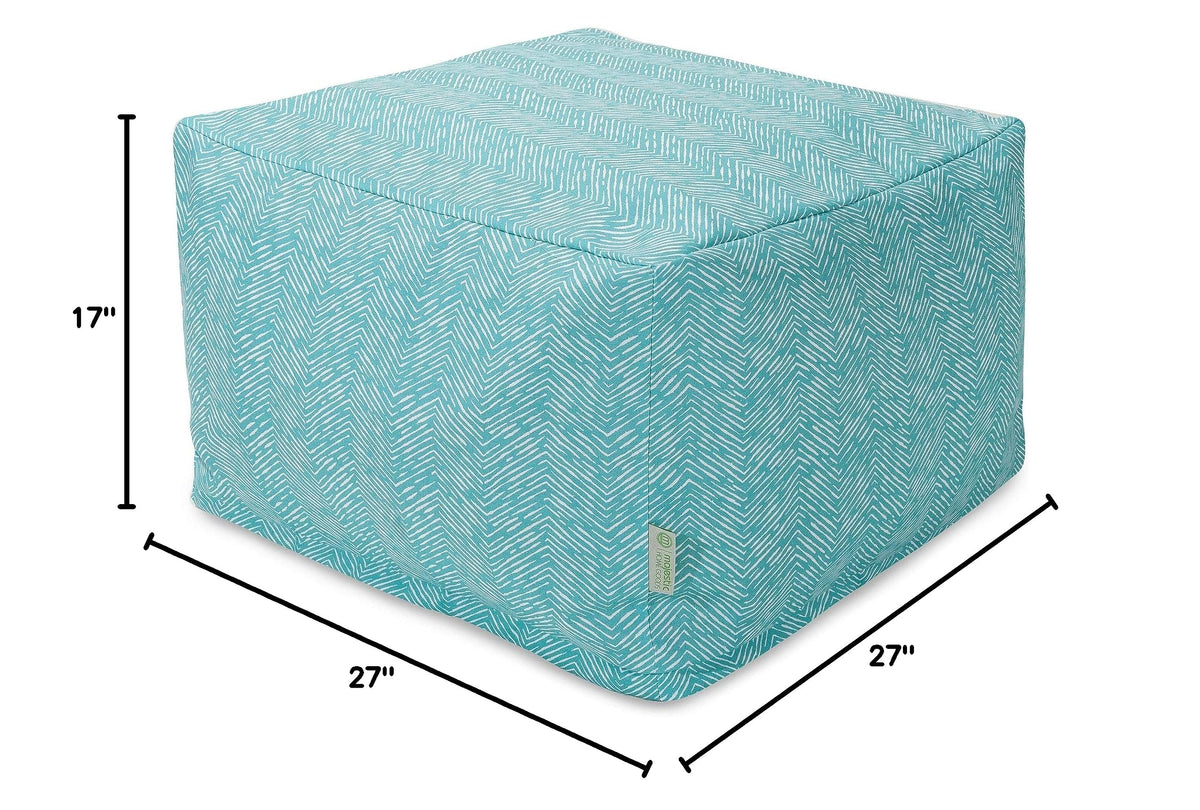 Teal Large Ottoman Q787