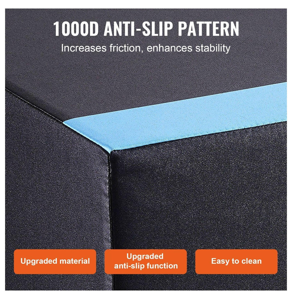 20/18/16 Inch Black Anti-Slip Plyo Box U643