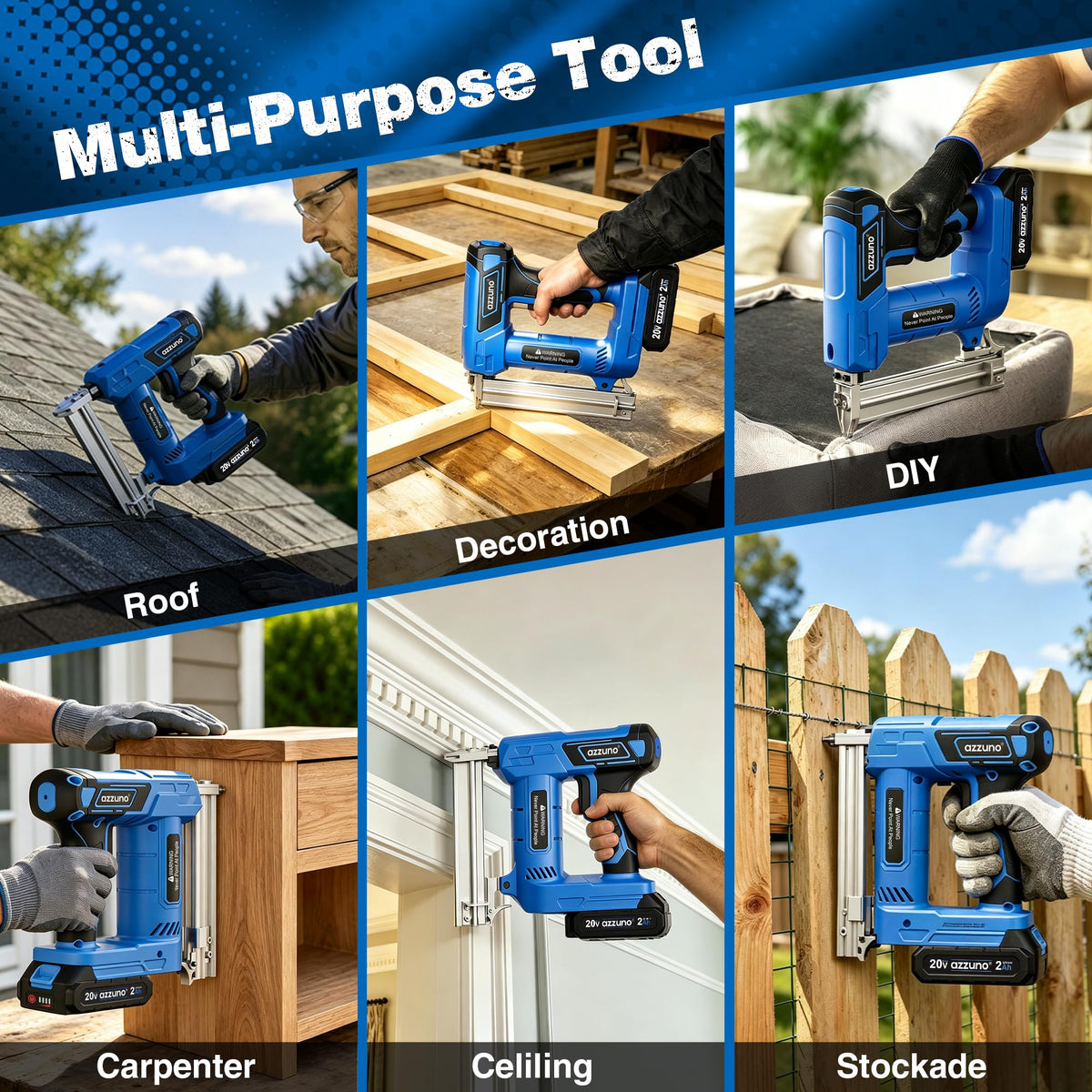 Cordless Brad Nailer Stapler B8766